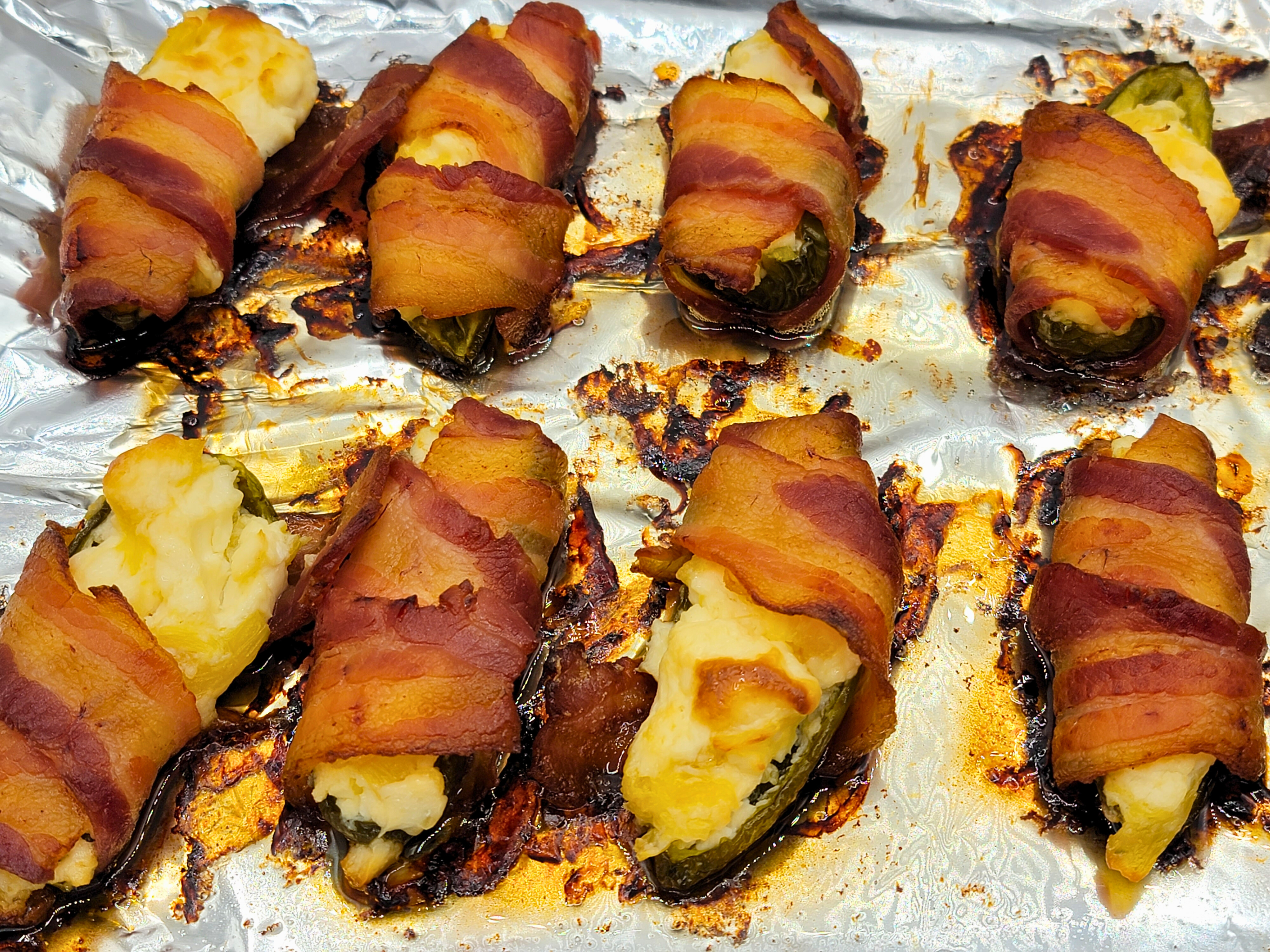 Baked Bacon Jalapenos