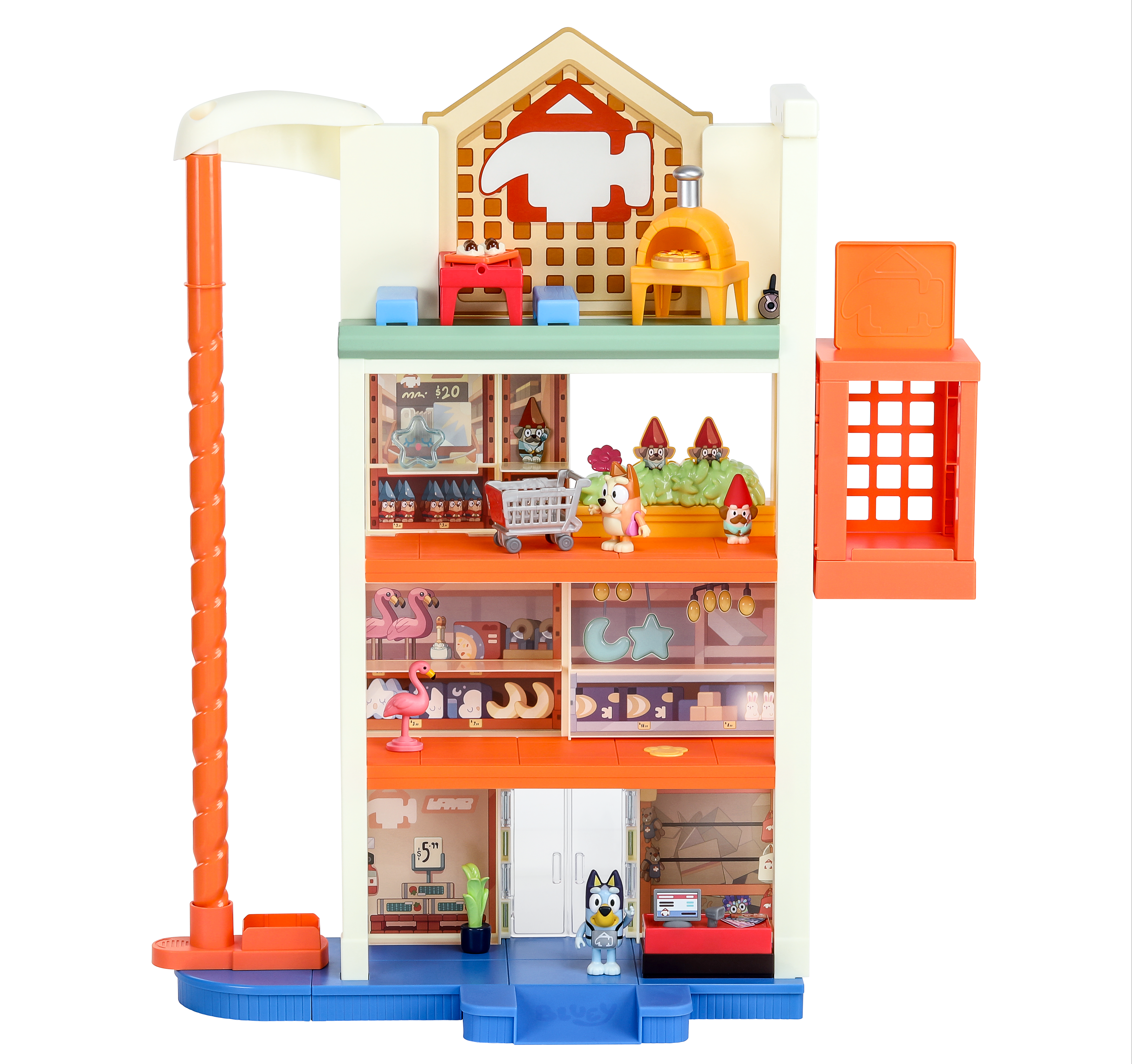 Bluey Hammerbarn Shopping Playset
