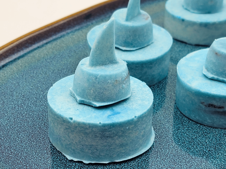 Chocolate-Covered Oreos with Shark Fins