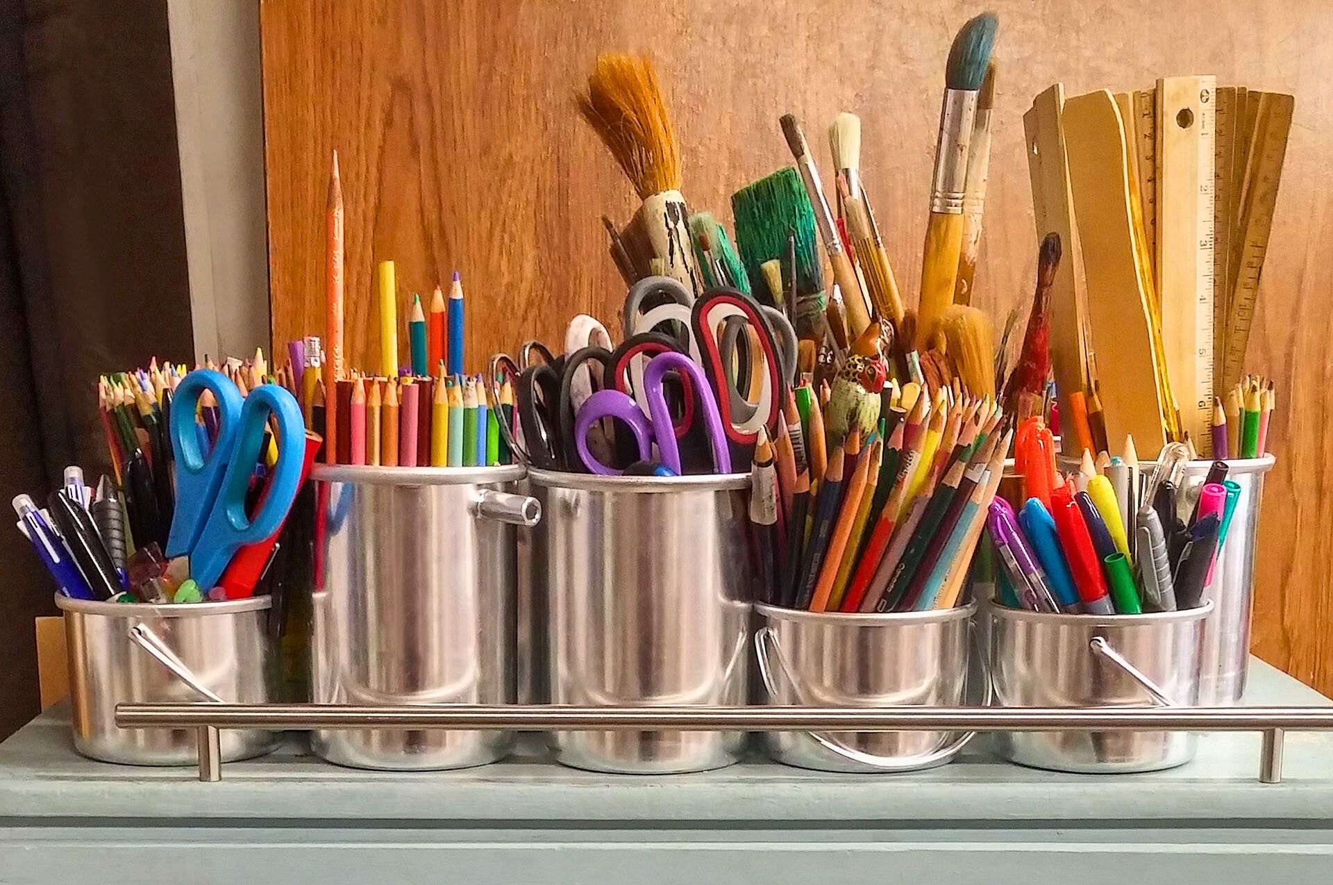 Colorful Art Supplies