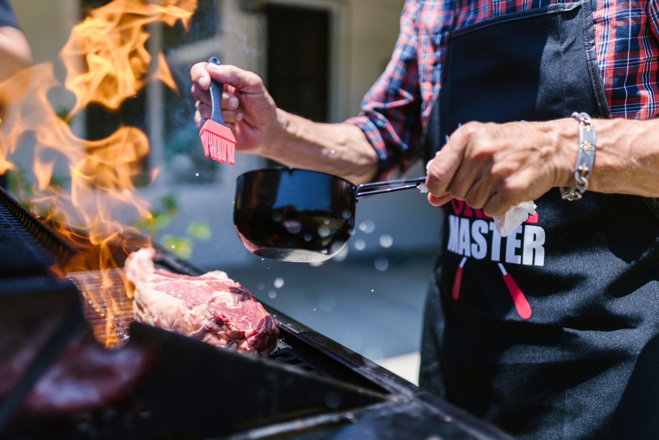 Dad Grilling