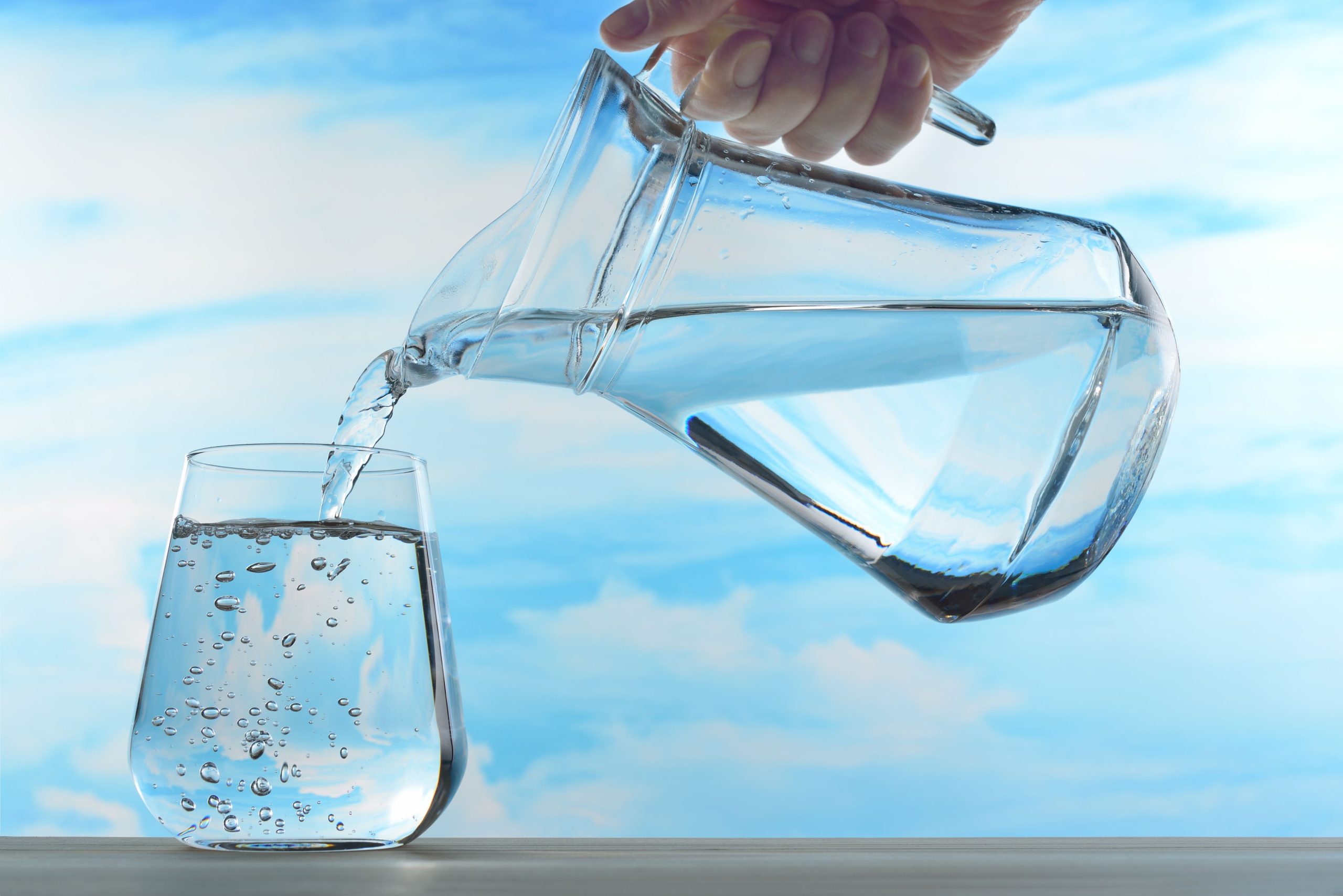 Hydrating with Water