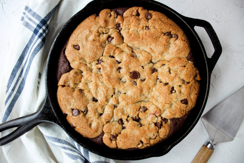 Cast Iron Skillet Brookie