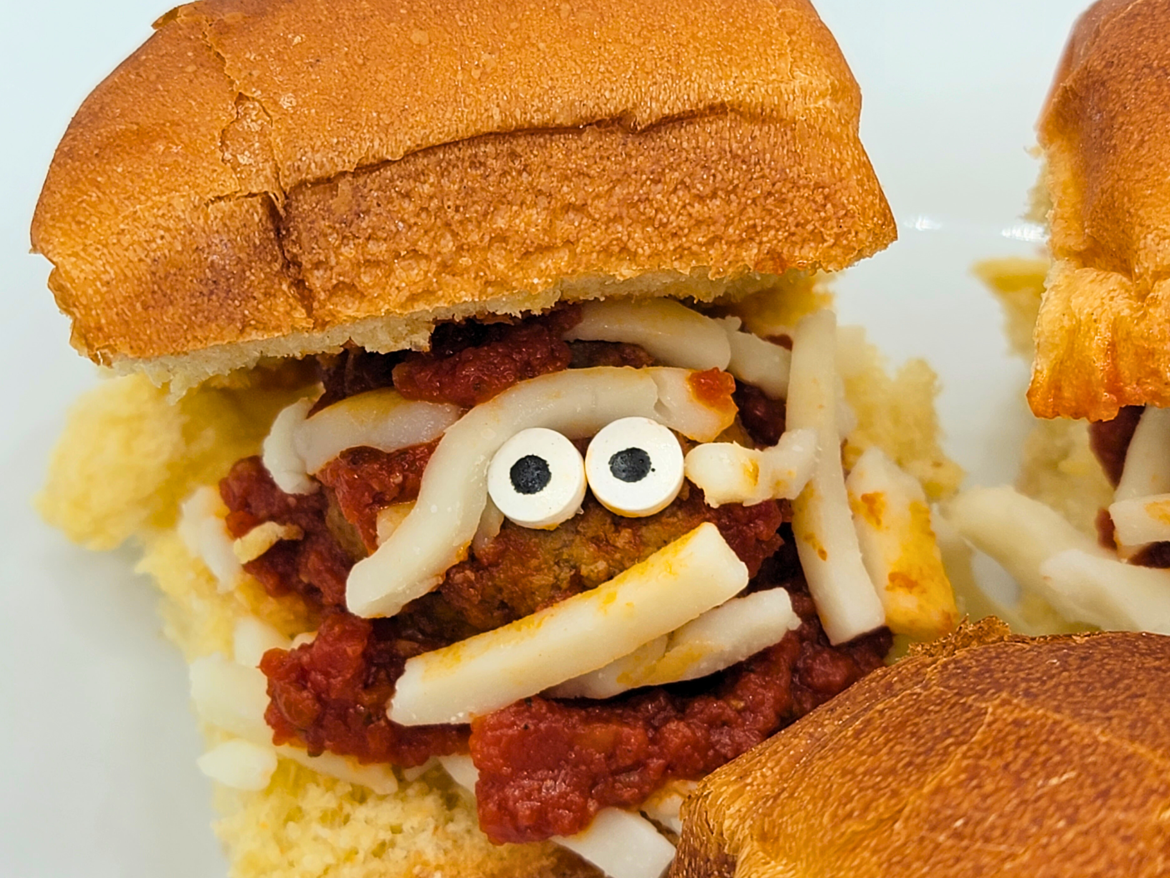 Mummy Meatball Slider