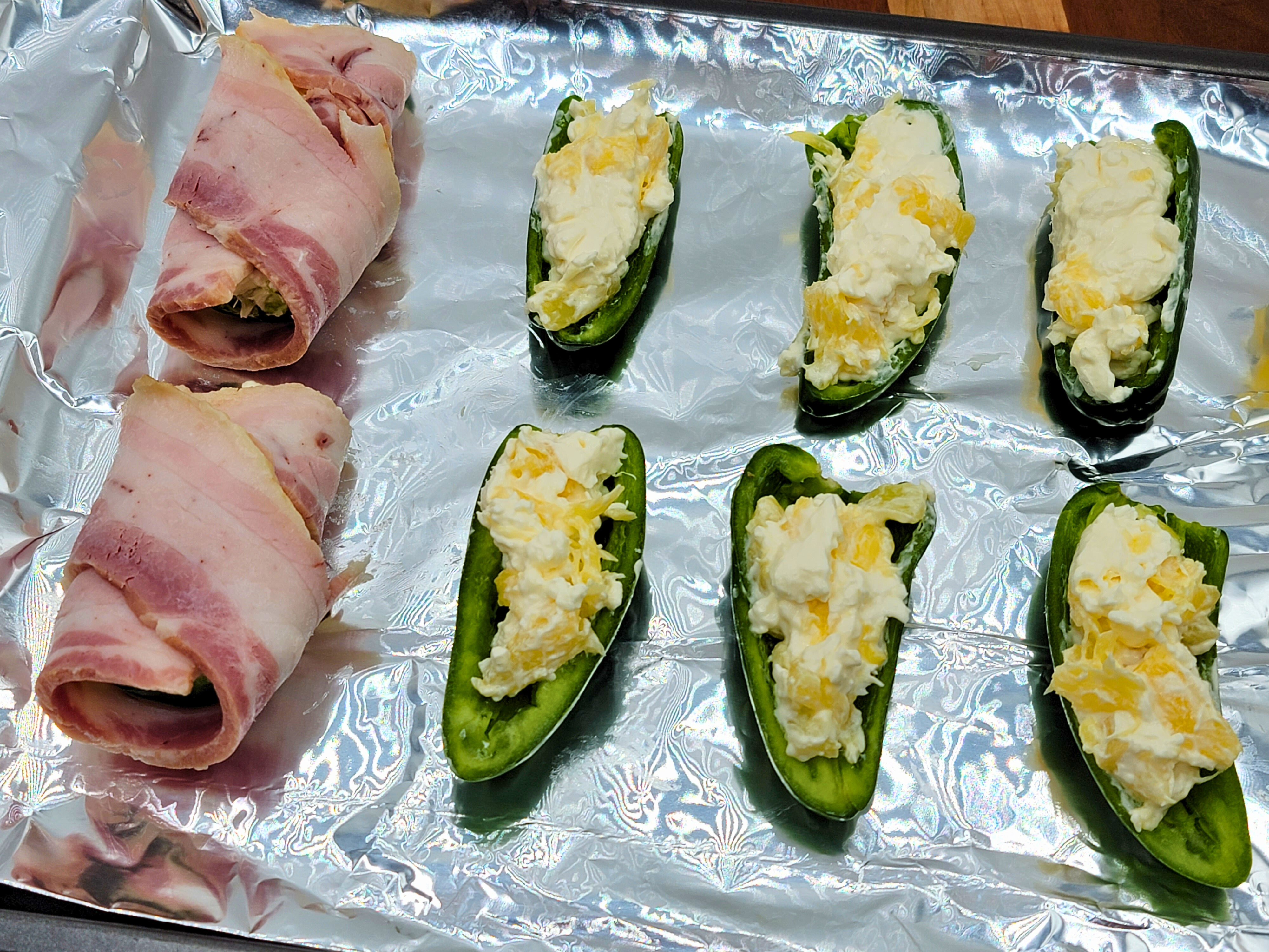 Stuffed Pineapple Cream Cheese Jalapenos