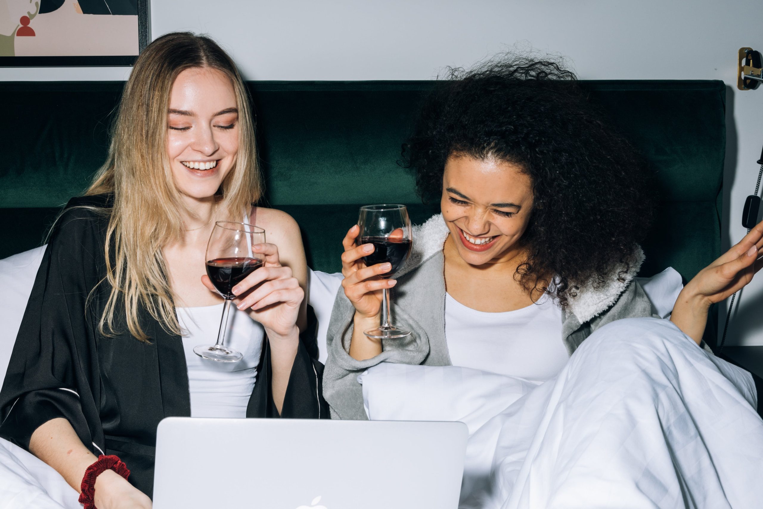 Friends Laughing